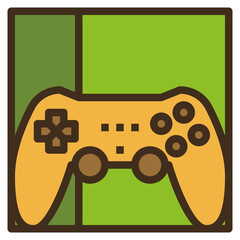 game modern line style icon