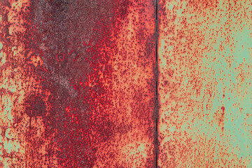 Iron surface rust
