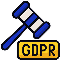 gdpr modern line style icon