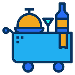 catering modern line style icon