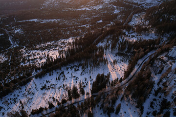 mountain summit slovakia hills mountain range sunny sun view hiking ice snow ski winter wintersport sunset