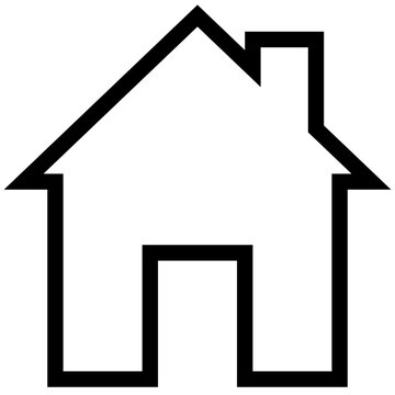 home modern line style icon