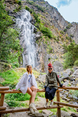 Cascade de la Pissevache &agrave; Vernayaz en Suisse