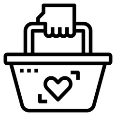 consumer modern line style icon