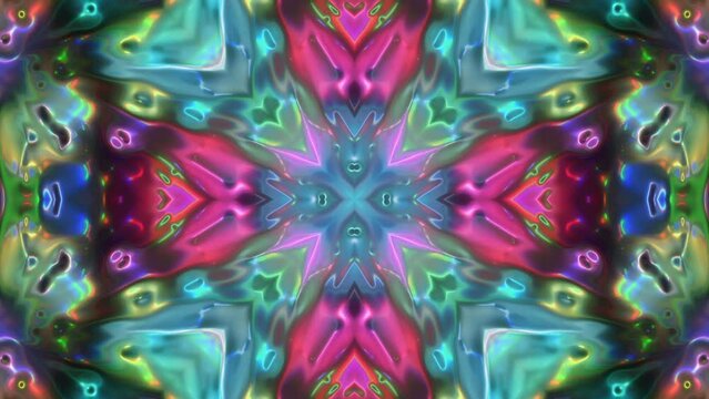 Colorful Retro Pattern Loop Video