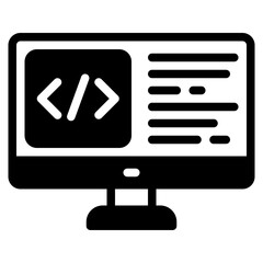 code icon  vector illustration