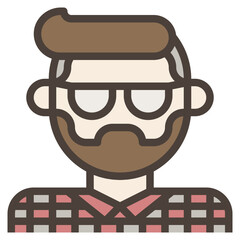 hipster modern line style icon