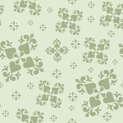 Seamless vintage wallpaper background for design.