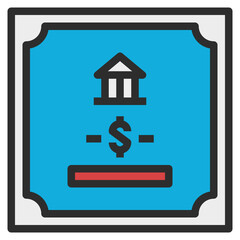 bond modern line style icon