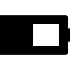 battery modern line style icon