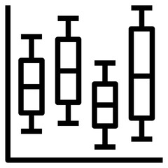 box modern line style icon