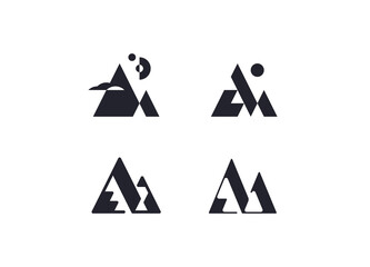 Mountain conceptual symbols