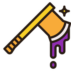 axe modern line style icon
