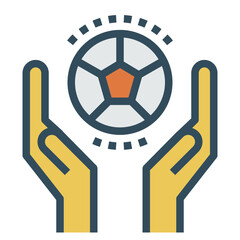 football modern line style icon