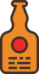 beer modern line style icon