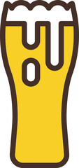 beer modern line style icon