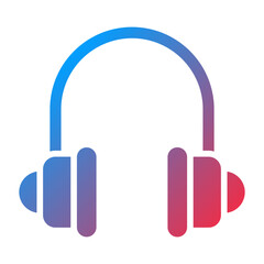 Obraz premium Headphones Icon Style