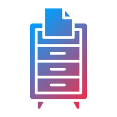 Filing Cabinet Icon Style