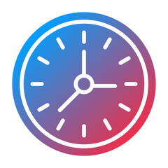 Wall Clock Icon Style