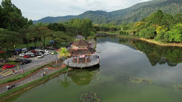 Taiping, Malaysia - September 24, 2022: The Landmark Buildings and Tourist Attractions of Taiping