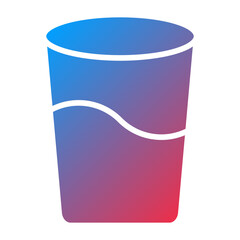 Water Glass Icon Style