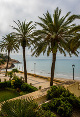 View of the embankment, Sitges