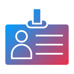 Id Card Icon Style