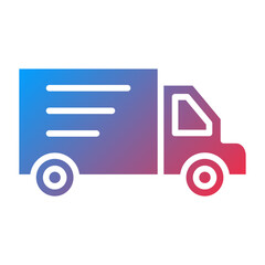 Delivery Truck Icon Style