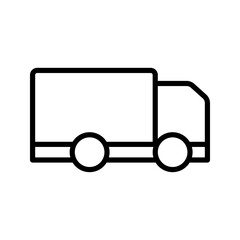 truck delivery Icon color editable