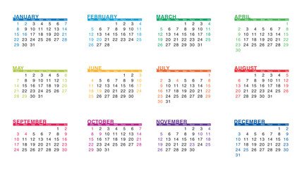 Monthly calendar template for 2023 in a minimalist style. Weeks start on Sunday.