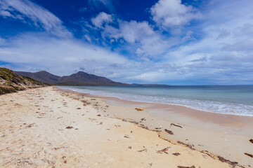 Hazards Beach In Freycinet Tasmania Australia