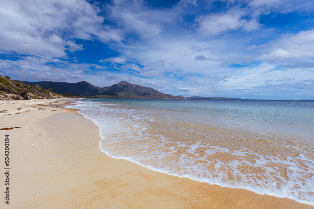 Wall mural hazards beach in freycinet tasmania australia