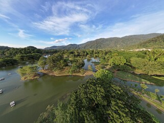 Taiping, Malaysia - September 24, 2022: The Landmark Buildings and Tourist Attractions of Taiping