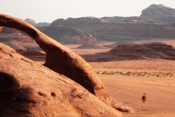 Wadi Rum desert arch
