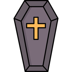 Obraz premium Coffin which can easily modify or edit 