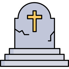 Fototapeta premium Gravestone which can easily modify or edit 