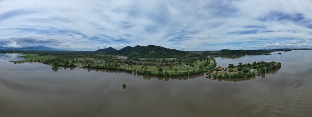 Taiping, Malaysia - September 24, 2022: The Bukit Merah Laketown Resort