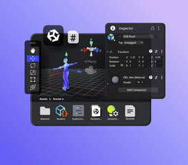 Cross-platform game engine, Game development software © Lina Chekhovich