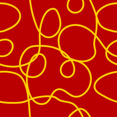 Abstract background with pasta, macaroni or spaghetti