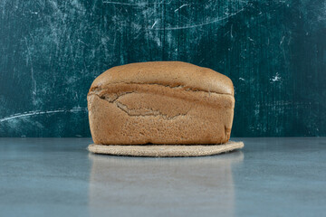 Brown toast bread on marble surface