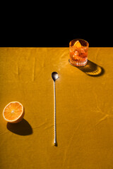 Negroni, an italian cocktail, an apéritif, first mixed in Firenze, Italy, in 1919. Count Camillo...