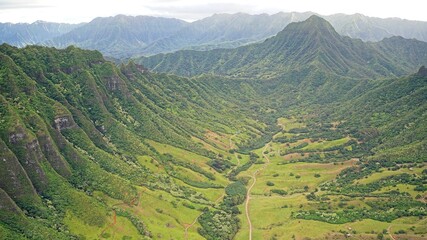 Hawaii, Oahu, Berge, Hinterland