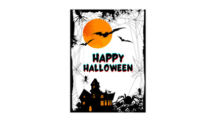 cream spooky happy halloween