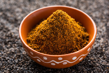 Karal or Karala Chutney A great mix of taste and health, made of Niger seeds. Maharashtrian recipe