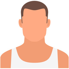 Man avatar icon vector isolated on white background