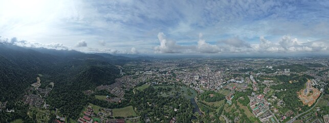 Taiping, Malaysia - September 24, 2022: The Landmark Buildings and Tourist Attractions of Taiping