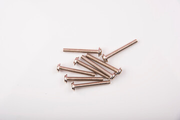 tapping screws made of steel.