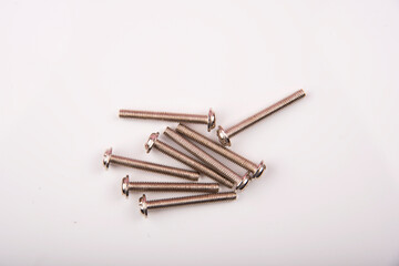 tapping screws made of steel.