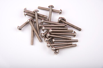 tapping screws made of steel.