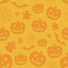 halloween seamless pattern